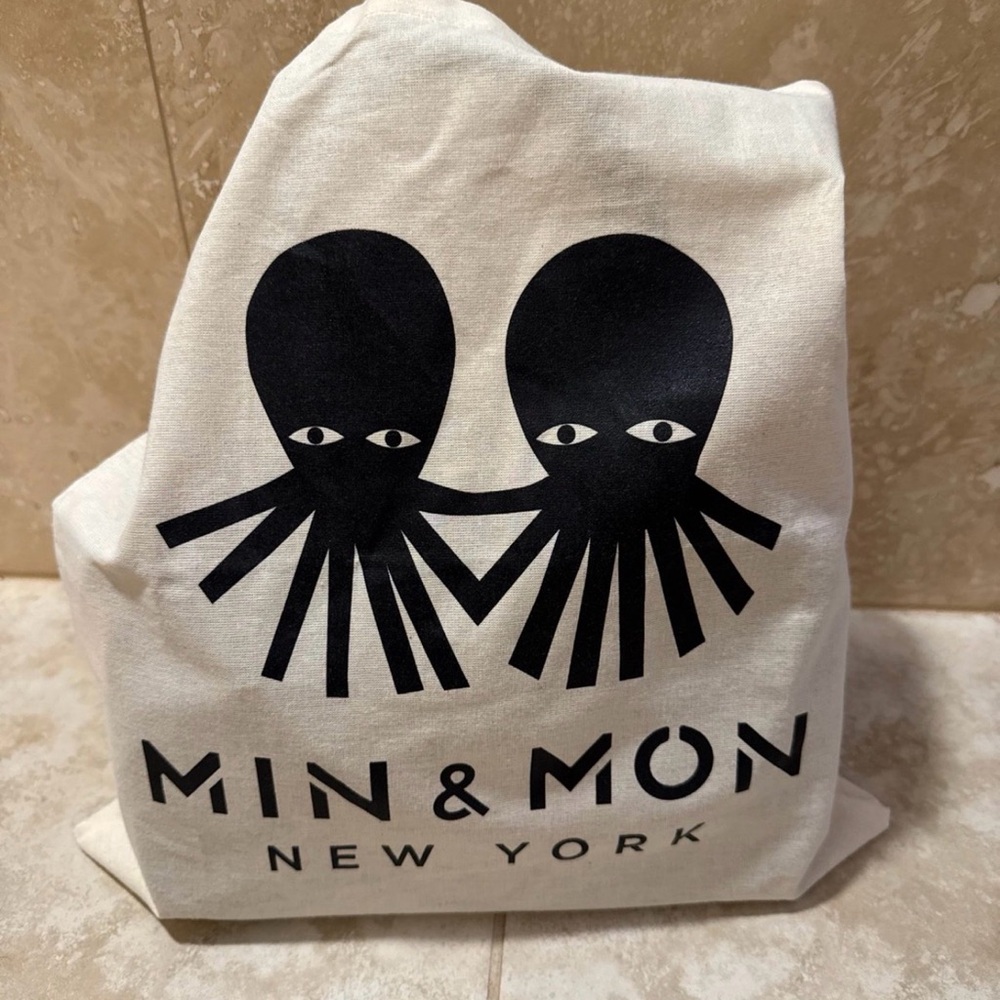 Min & Mon Black Crossbody Bag Creatures of the Future Wolf and mushrooms - Picture 6 of 6